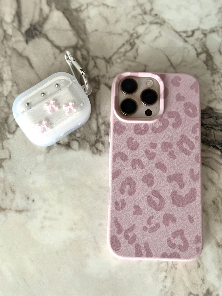 Pembe Leopar Desenli Kılıf