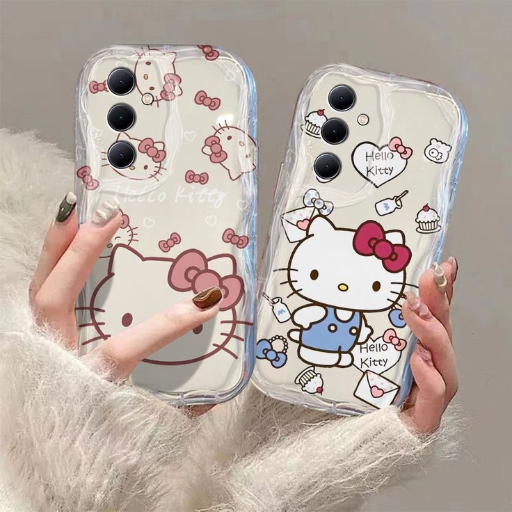 Hello Kitty Desenli Şeffaf Kılıflar