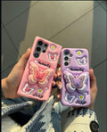 Butterfly Kabartmalı 3D Kılıflar