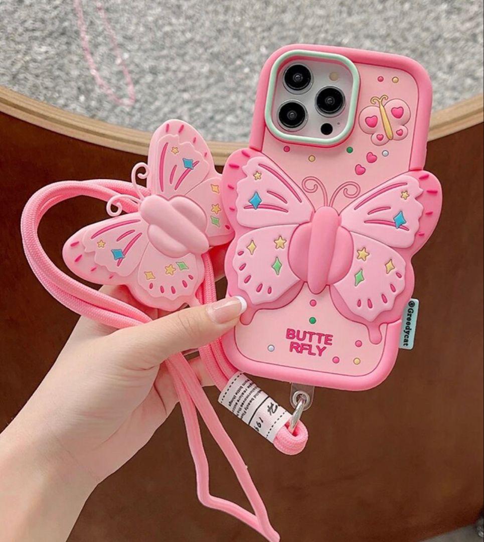 3D Kelebek Stantlı Kılıflar