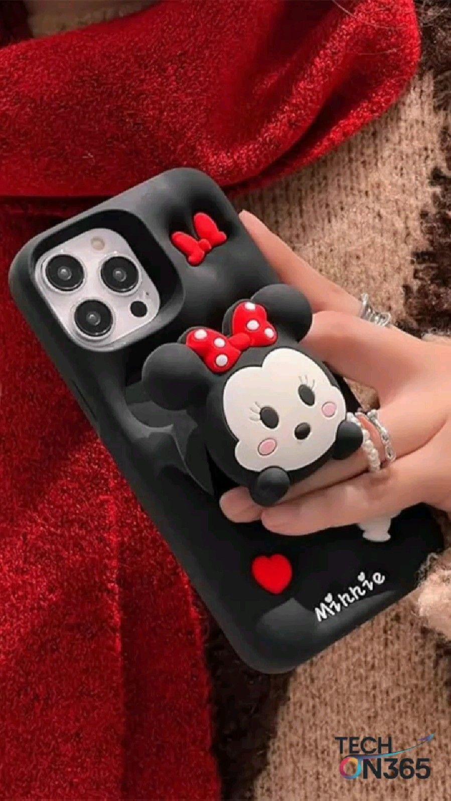Minnie Mouse 3D Kabartmalı Kılıf