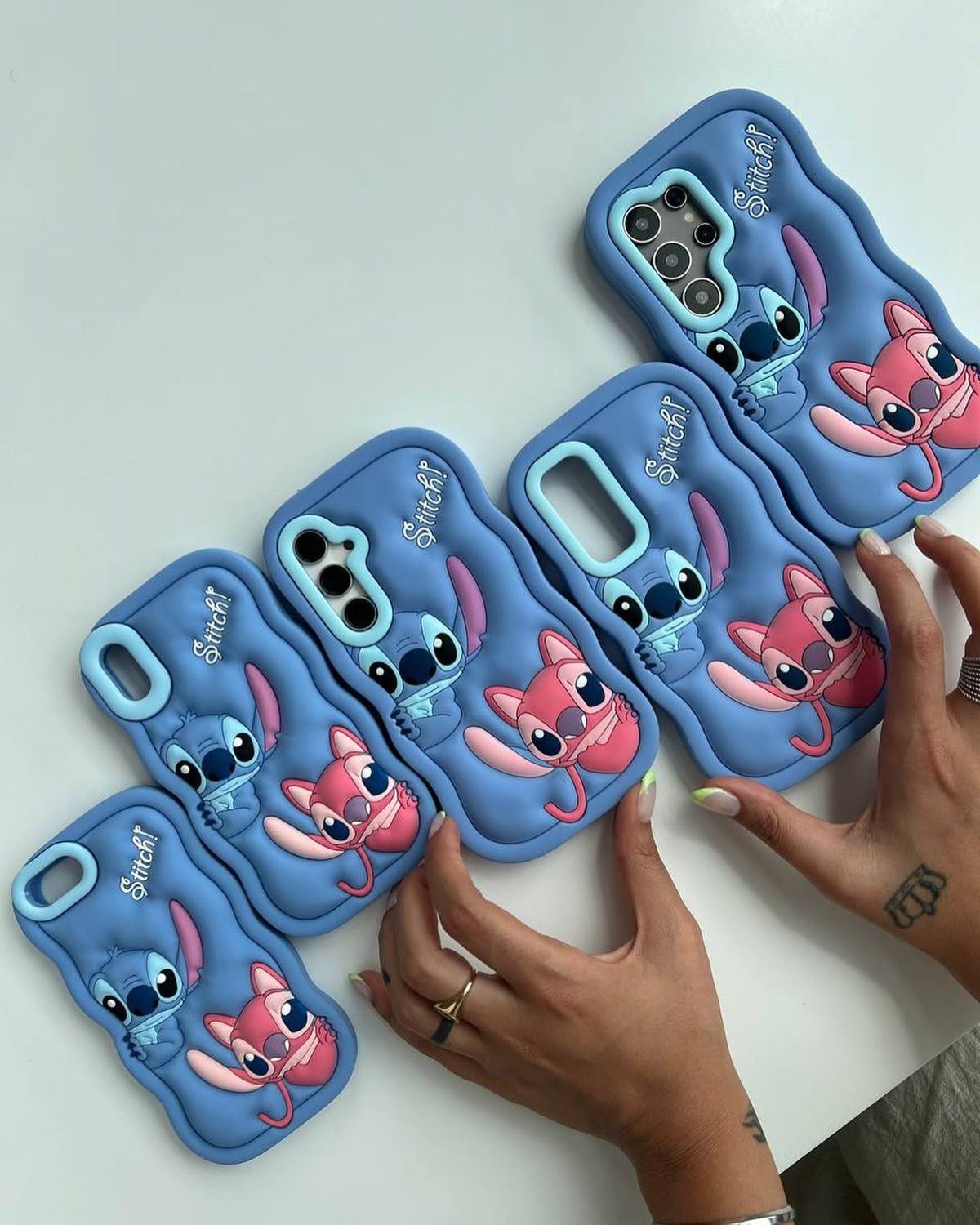 Stitch 3D Kabartmalı Kılıflar