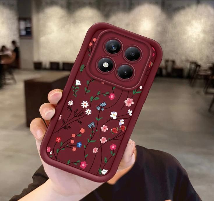 Çiçek Desenli Kamera Korumalı Kılıf